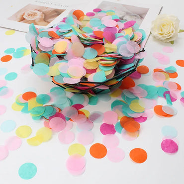 Strict Selection Of 1.5 2.5cm Color Paper Scraps Bobo Balloon Gift Box Filler Party Throwing Petals 500 Grams