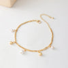 Summer Beach Shell Leaf Fashion Pendant Women'S Anklet Foot Accessories