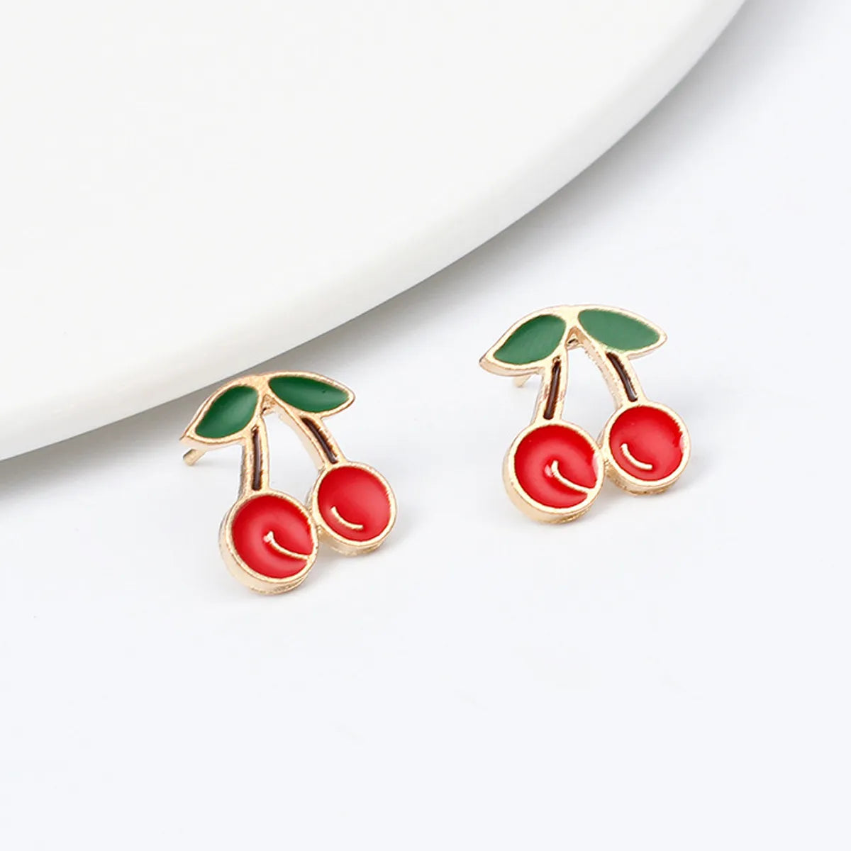 Summer Fresh Fruit Fashion White Variety Of Alloy Women's Earrings Set Gooddiy