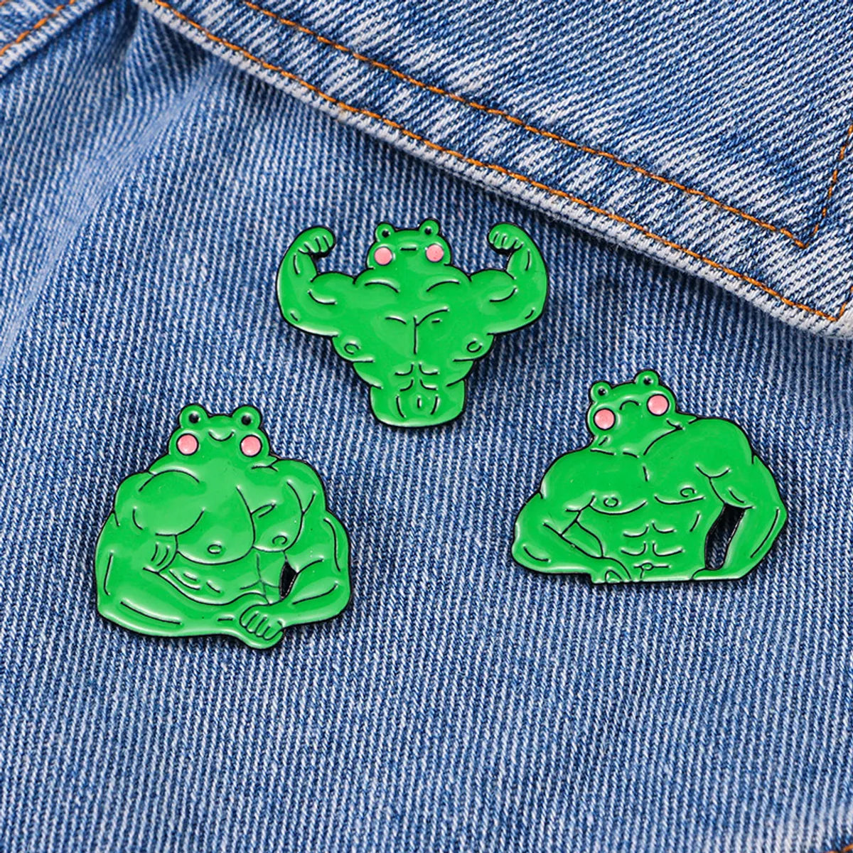 Sweet Animal Frog Alloy Enamel Unisex Brooches