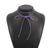 Sweet Artistic Bow Knot Wax Line Wholesale Choker