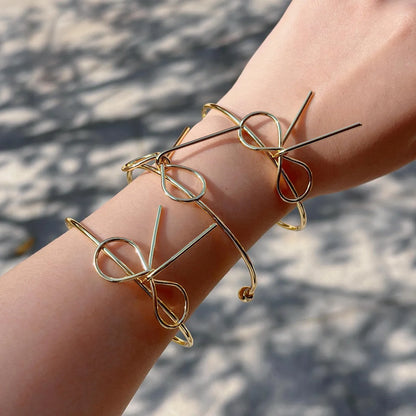 Sweet Bow Knot Alloy Wholesale Bangle