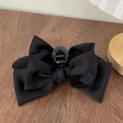 Women'S Sweet Bow Knot Arylic Cloth Hair Claws