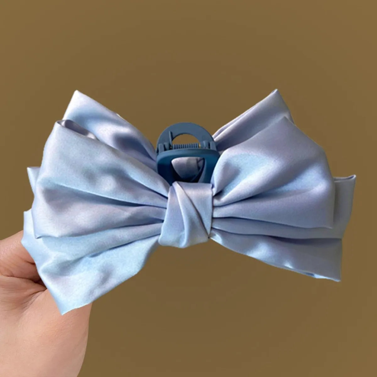 Women'S Sweet Bow Knot Arylic Cloth Hair Claws