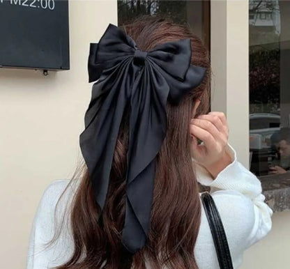 Women'S Sweet Bow Knot Brocade Hair Clip