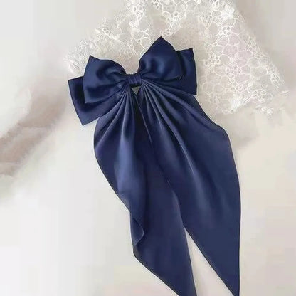 Women'S Sweet Bow Knot Brocade Hair Clip