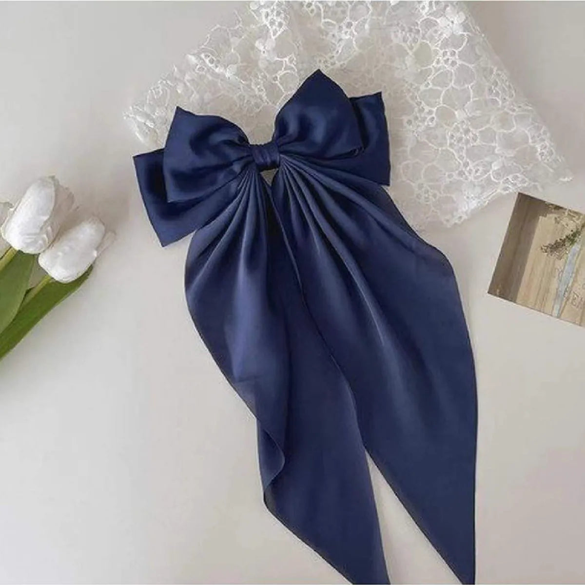 Women'S Sweet Bow Knot Cloth Hair Clip