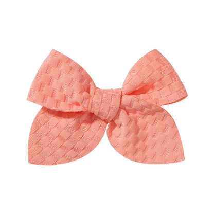 Sweet Bow Knot Cloth Pleated Hair Clip