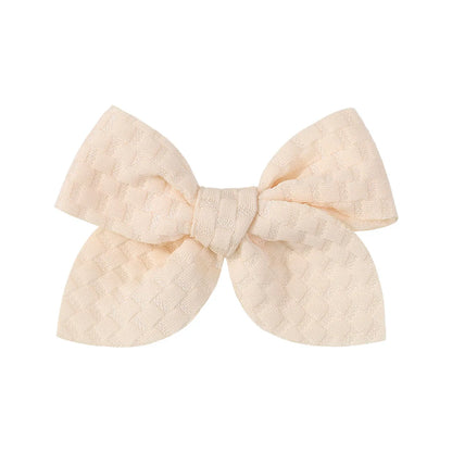 Sweet Bow Knot Cloth Pleated Hair Clip