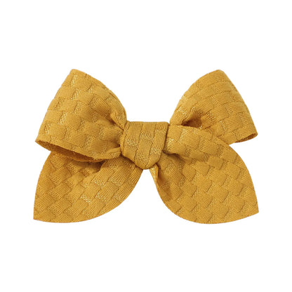 Sweet Bow Knot Cloth Pleated Hair Clip