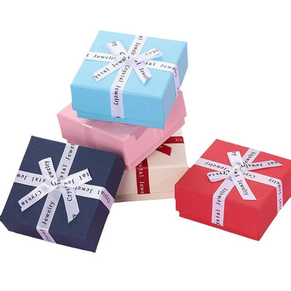 Sweet Bow Knot Paper Jewelry Boxes