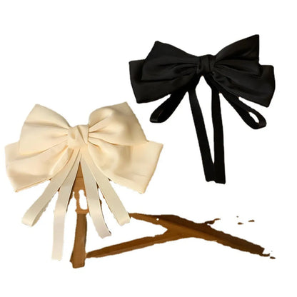 Sweet Bow Knot Satin Hair Clip