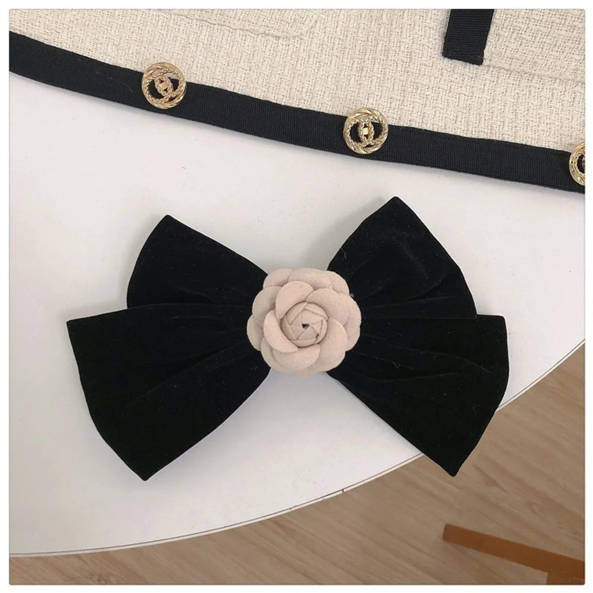 Sweet Bow Knot Satin Hair Clip