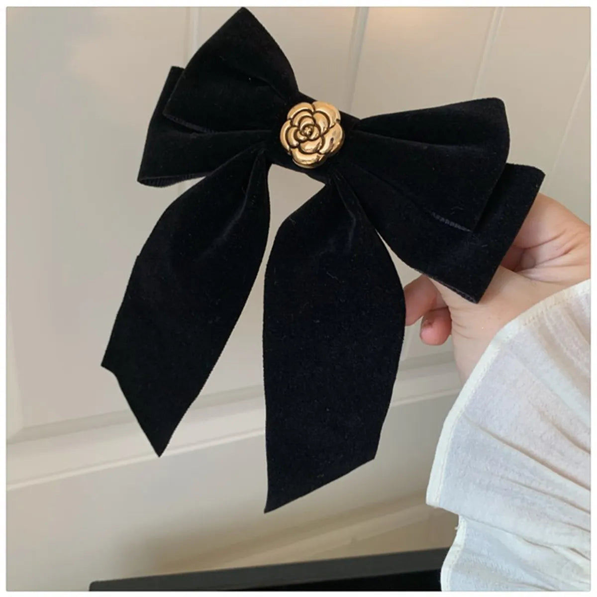 Sweet Bow Knot Satin Hair Clip