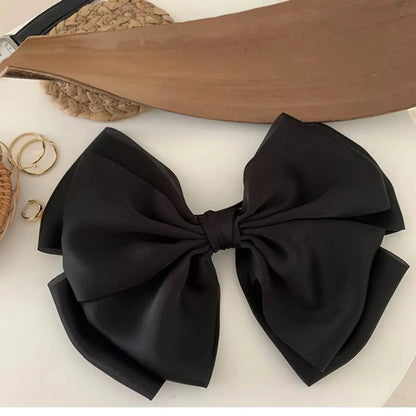 Sweet Bow Knot Satin Hair Clip