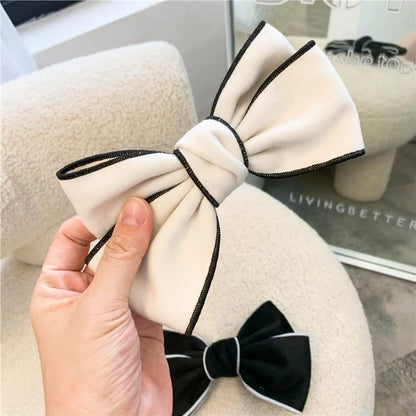 Sweet Bow Knot Satin Hair Clip