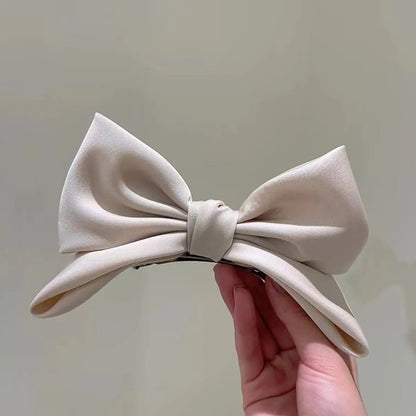 Sweet Bow Knot Satin Hair Clip