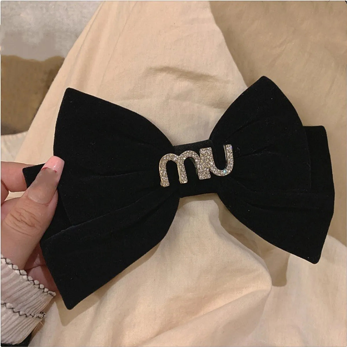 Sweet Bow Knot Satin Hair Clip