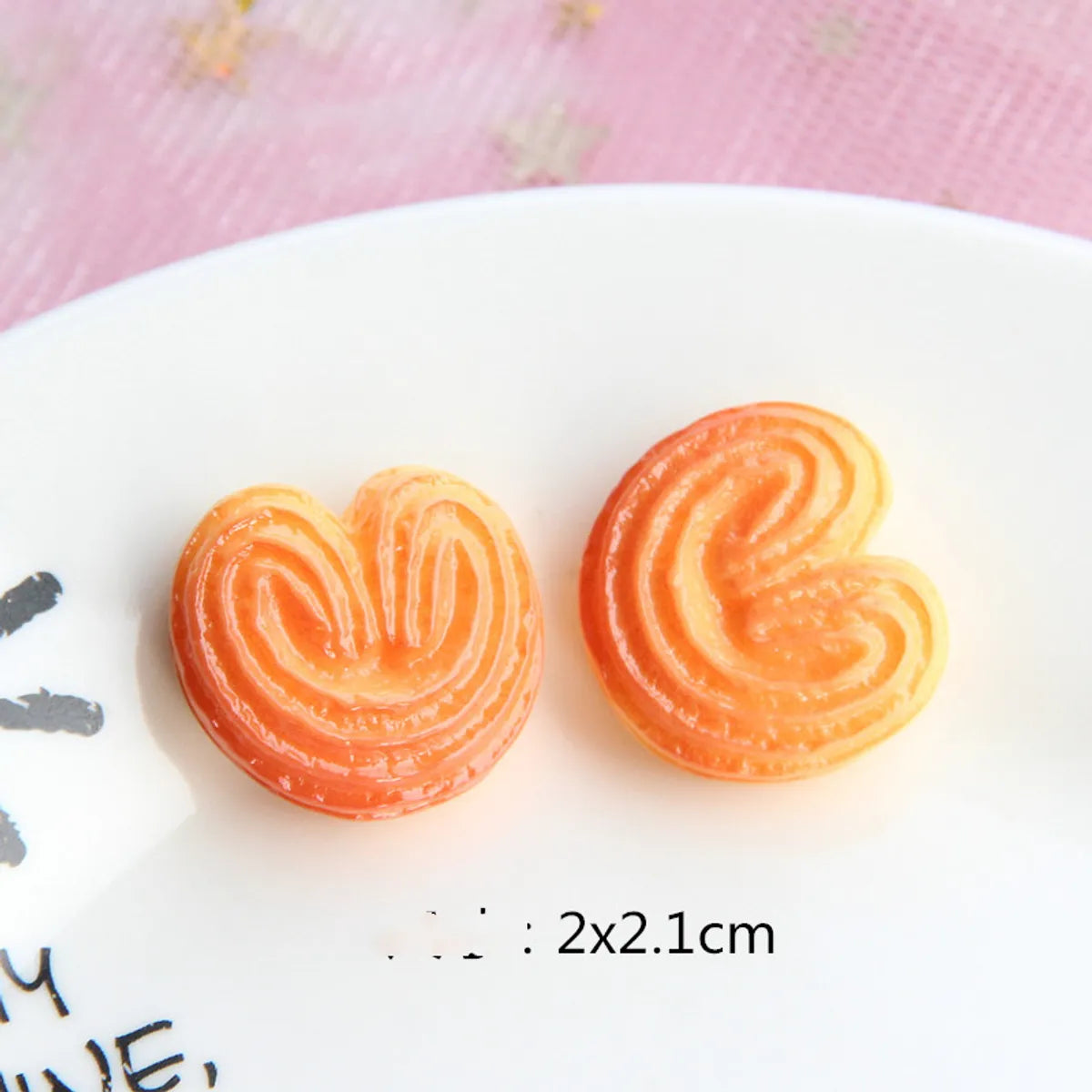 1 Piece Resin Bread Food Jewelry Accessories