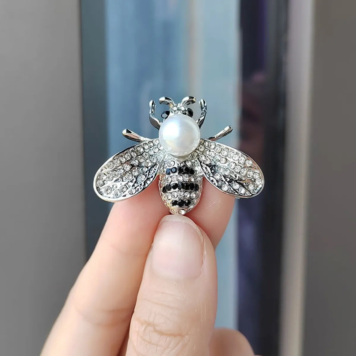 Sweet Butterfly Alloy Artificial Pearls Women'S Brooches