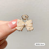 Sweet Butterfly Alloy Plating Inlay Artificial Pearls Rhinestones Hair Claws