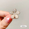 Sweet Butterfly Alloy Plating Inlay Artificial Pearls Rhinestones Hair Claws