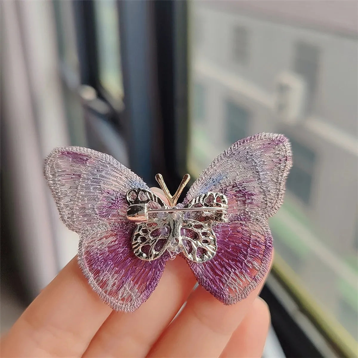 Sweet Butterfly Alloy Plating Women'S Brooches