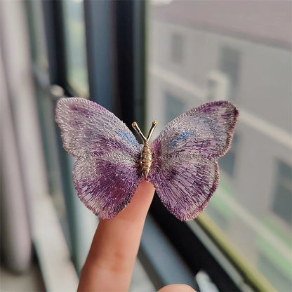 Sweet Butterfly Alloy Plating Women'S Brooches