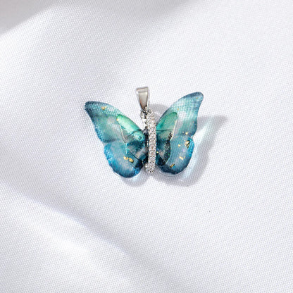 Sweet Butterfly Copper Plating 14k Gold Plated Jewelry Accessories