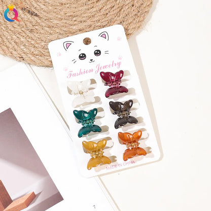 Sweet Butterfly Plastic Hair Claws