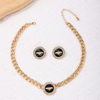 Sweet Classic Style Bee Alloy Women's Jewelry Set