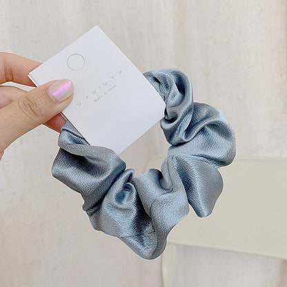 Sweet Color Block Cloth Hair Tie