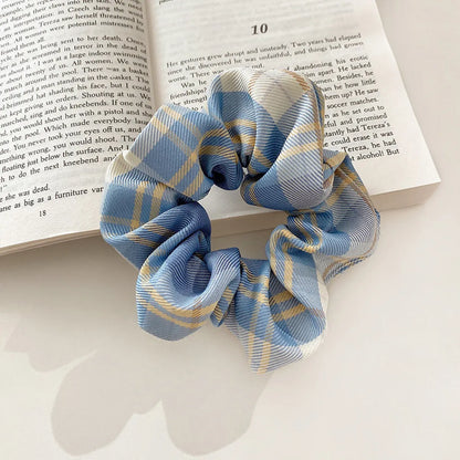 Sweet Color Block Cloth Hair Tie