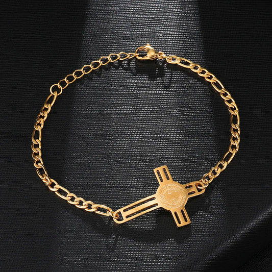 Sweet Cross Stainless Steel Women'S Bracelets