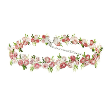 Sweet Daisy Cloth Women's Choker