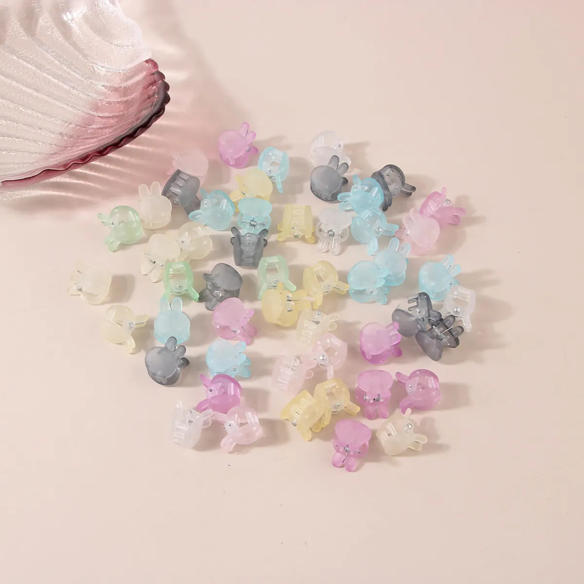 Sweet Flower Alloy Artificial Crystal Artificial Pearls Resin Hair Claws