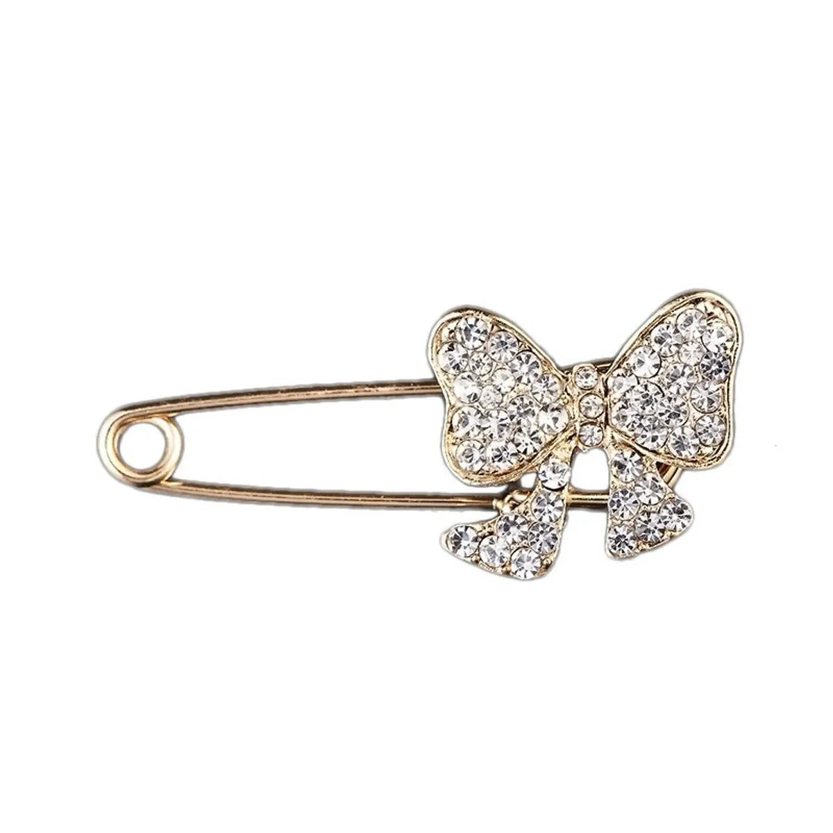 Sweet Flower Bow Knot Alloy Plating Women'S Brooches