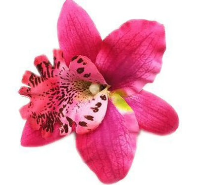 Sweet Flower Cloth Epoxy Hair Clip 1 Piece