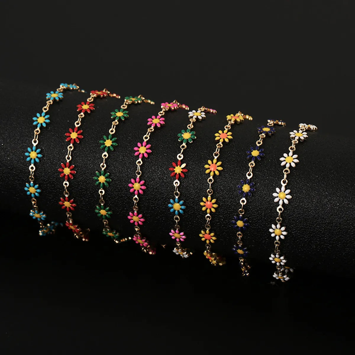 Sweet Flower Copper Plating Bracelets