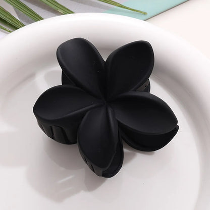 Sweet Flower Plastic Resin Hair Claws