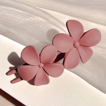 Sweet Flower Resin Handmade Three-Dimensional Hair Clip