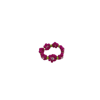 Sweet Flower Seed Bead Women's Rings