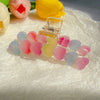 Sweet Fruit Heart Shape Flower Resin Hair Claws