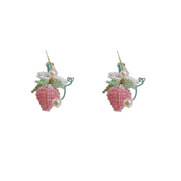 Sweet Fruit Plastic Women'S Hairpin Earrings