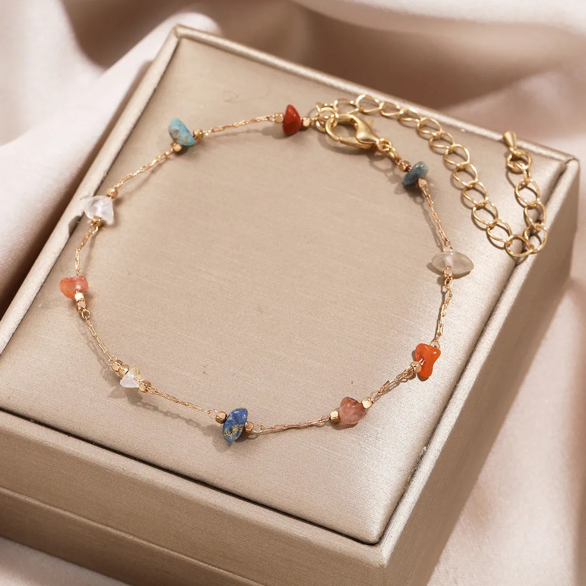 Sweet Geometric Artificial Crystal Alloy Irregular Plating Women'S Bracelets Necklace