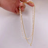 Sweet Geometric Mixed Materials Irregular Plating Artificial Pearls Necklace 1 Piece