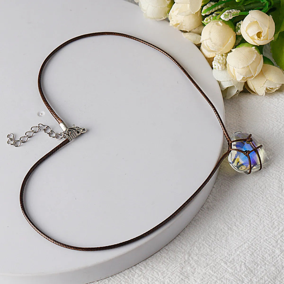 Sweet Heart Shape Alloy Plating Women'S Pendant Necklace