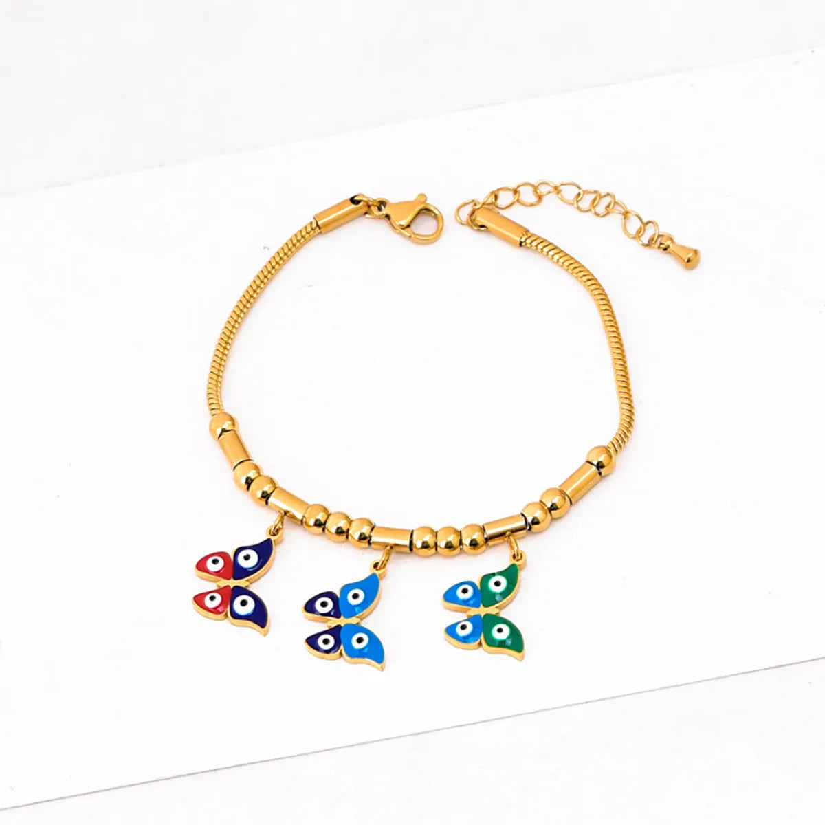 Sweet Heart Shape Flower Titanium Steel Plating Bracelets