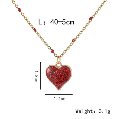 Sweet Heart Shape Stainless Steel Alloy Wholesale Pendant Necklace