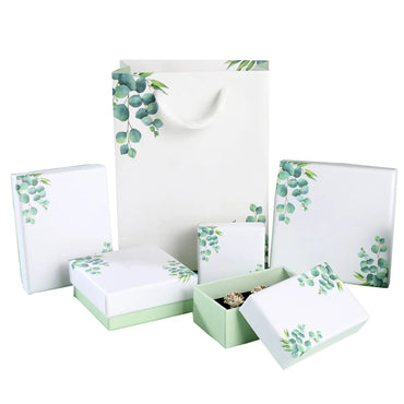 Sweet Leaves Paper Jewelry Boxes